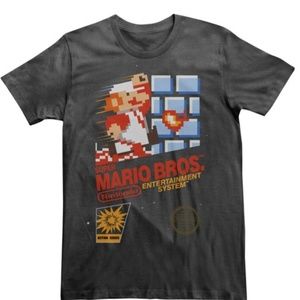 Men's Super Mario Classic Nintendo Logo T-Shirt